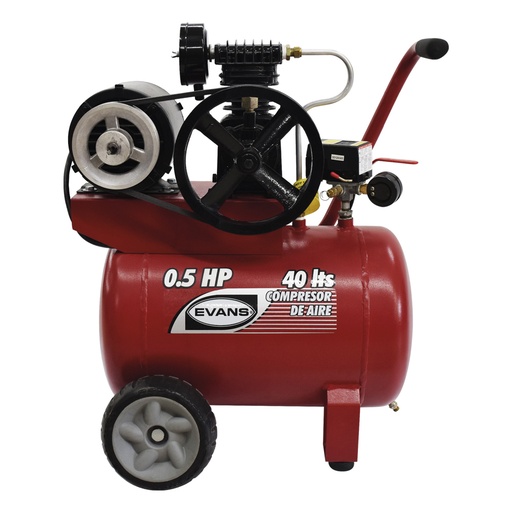 [H014596] EVANS COMPRESOR E040ME050-040 / 0.5HP 40L LUBR PROF MONOFASI