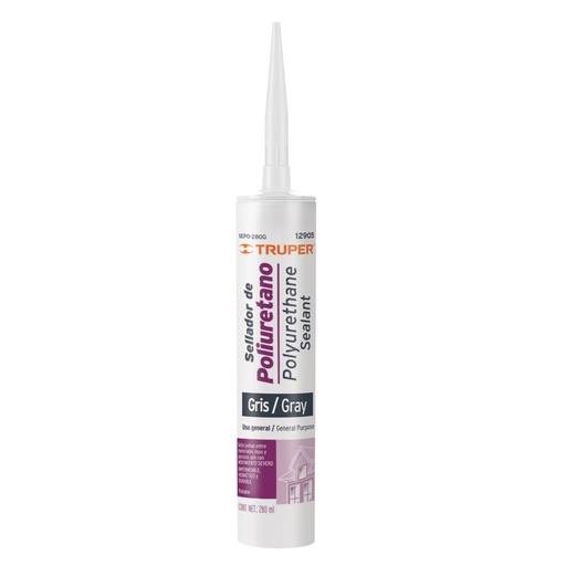 [H015140] TRUPER SELLADOR DE POLIURETANO GRIS 280ML SEPO-280G