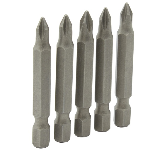 [H017276] SURTEK JGO PUNTAS PHILLIPS    5PZ PH2 2" 1/4 HEX PF522