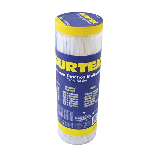 [H017493] SURTEK CINCHO-COLLARIN        COMBINADOS 650PZ NATURALES BOT