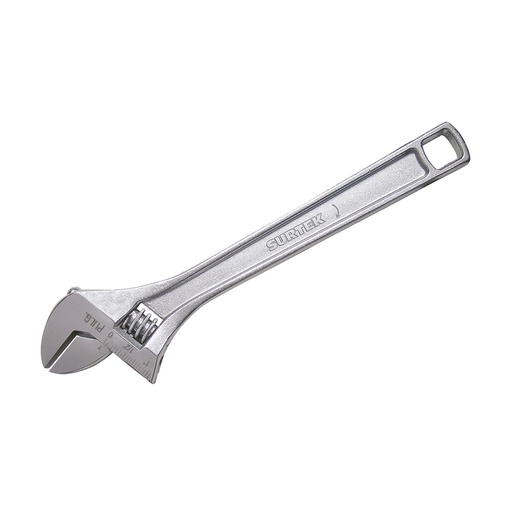 [H017431] SURTEK LLAVE AJUSTABLE 8"  508APERTURA 1" CROMADA