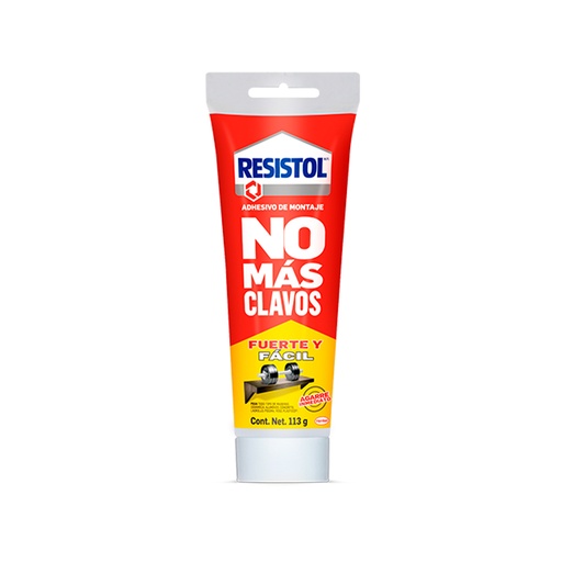 [H018951] RESISTOL PEGAMENTO NO MAS     CLAVOS 113GR TUBO FUERTE-FACIL