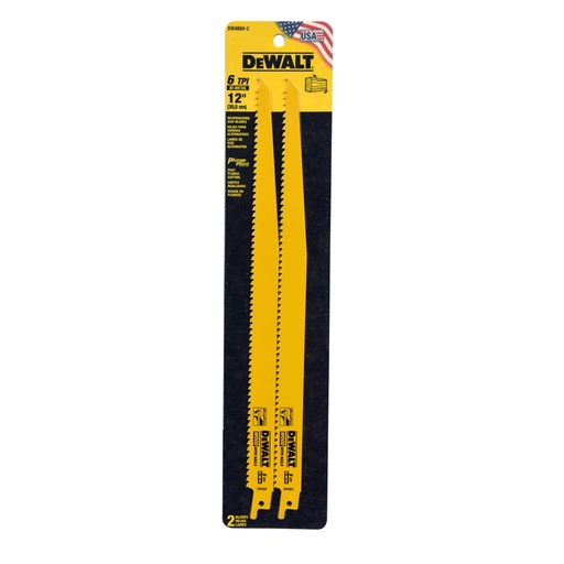 [C2000074] DEWALT SEGUETA P/SIERRA SABLE 2/PZ DW4804-2