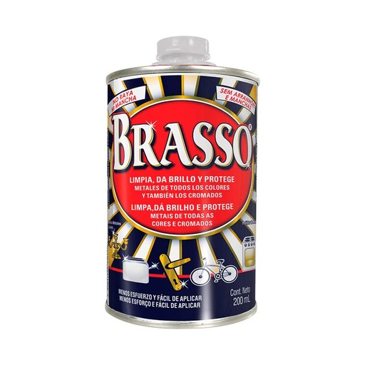 [C1000043] BRASSO LIQUIDO LIMPIA METALES 200ML