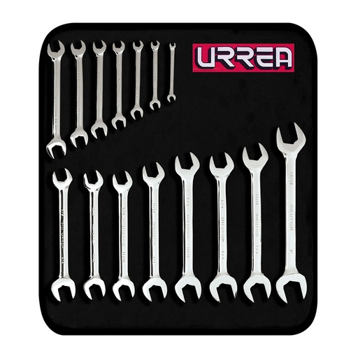 [C2001634] URREA JGO 15 LLAVES ESPANOLAS 3000G 3/16X1/4 A 15/16X1"