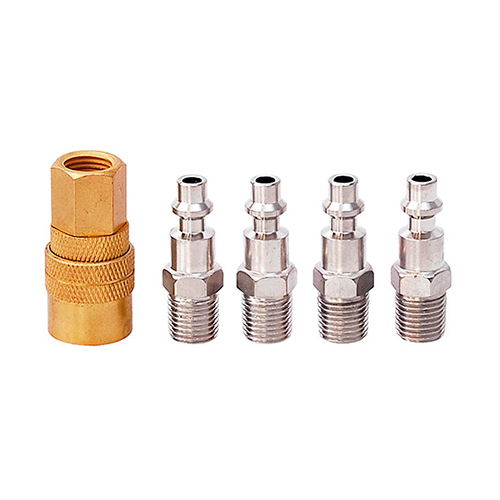 [C1002892] SURTEK JGO CONECTOR Y COPLE   RAPIDO MACHO-HEMB 5PZ 1/4NPT