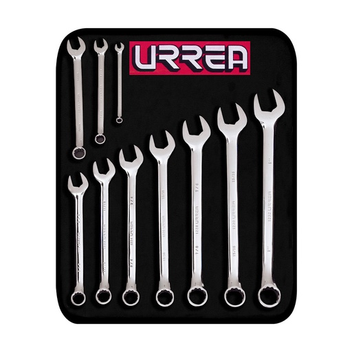 [C2001417] URREA LLAVE COMB STD JGO/10PZ 1200G