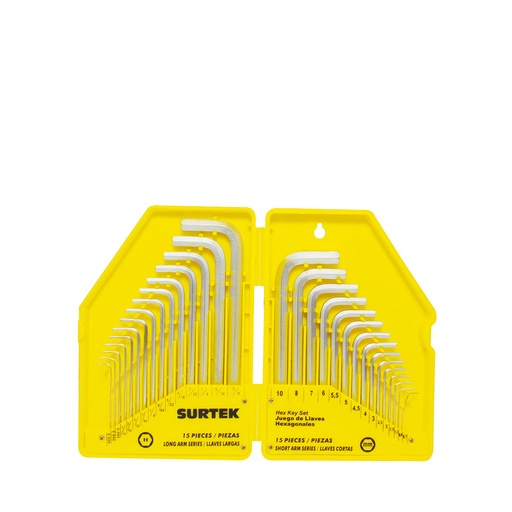 [C2007270] SURTEK LLAVE HEX COMB.STD.MM JGO/30PZS ALLF30