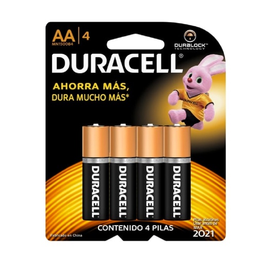 [C3000026] DURACELL PILA ALCALINA AA     4PZ MN1500B4 BLISTER