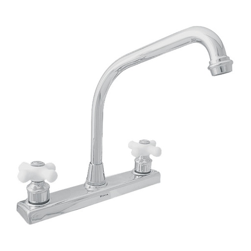 [C4004429] DICA MEZCLADORA P/FREGADERO   CROMO 8" CUB MAN CRUZ 4322