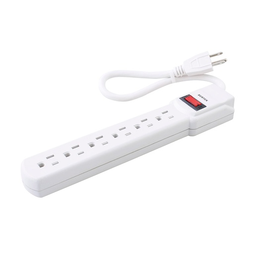 [C3002131] SURTEK MULTICONTACTO 6        ENTRADAS 50CM 136201