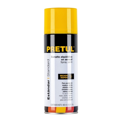 [HC25003] PRETUL ESMALTE AEROSOL AMARILLO CANARIO PA-AC-P