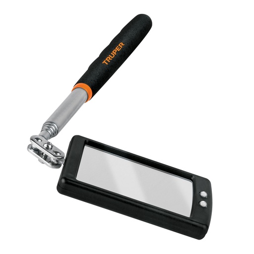 [HC07349] TRUPER ESPEJO RECTANGULAR     TELESCOPICA C/LUZ ESP-TELR