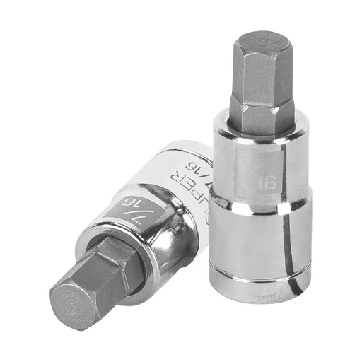 [HC04109] TRUPER DADO D-5441-7/16 7/16 CUADRO 1/2 PTA HEXAGONAL STD