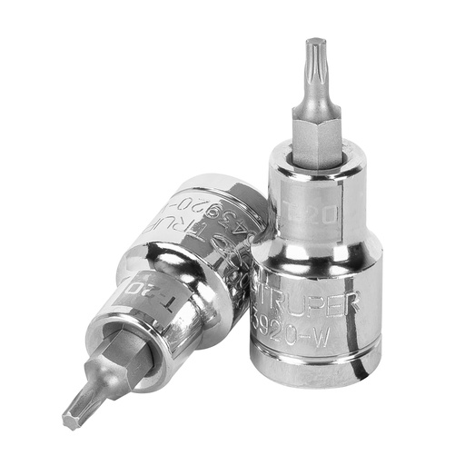 [HC04113] TRUPER DADO D-543920-W T-20 CUADRO 1/2" PUNTA TORX
