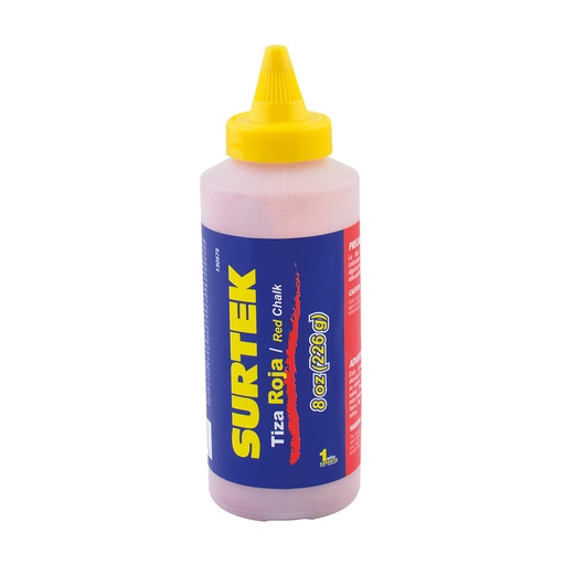 [H020522] SURTEK TIZA ROJA DE 8OZ (226G).