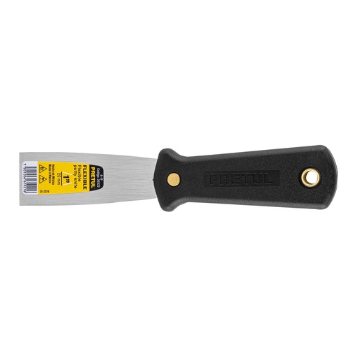 [HC16083] PRETUL ESPATULA ET-1F 1" FLEXIBLE MGO PLASTICO HOJA DE ACERO