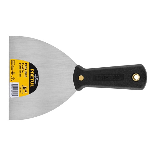[HC16084] PRETUL ESPATULA ET-5F 5" FLEXIBLE MGO PLASTICO HOJA DE ACERO
