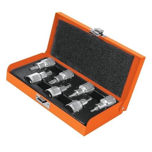 [HC16151] TRUPER JGO PUNTAS TORX 7PZ    1/2" CUADRO DADO JPT-1/2X7
