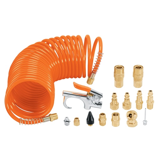 [HC16163] TRUPER ACCESORIOS NEUMATICOS JAN-15 15PZA P/LIMPIAR E INFLAR