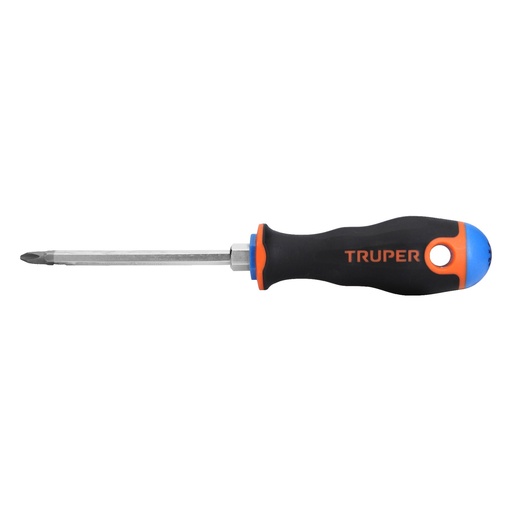 [HC16037] TRUPER DESARMADOR DE CRUZ DP-1/4X4B PUNTA FIJA MAGNETIZADA