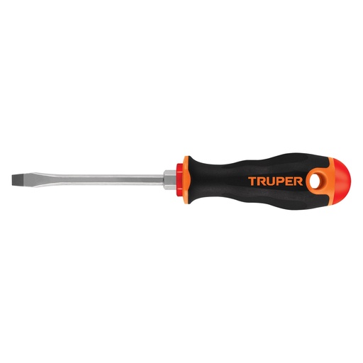 [HC16052] TRUPER DESARMADOR PLANO DR-1/4X4B PUNTA FIJA MAGNETIZADA