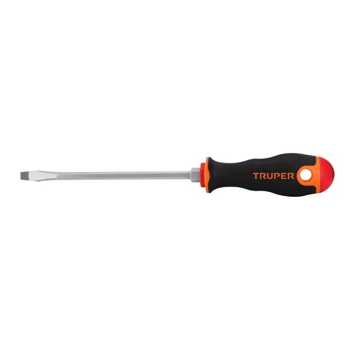 [HC16053] TRUPER DESARMADOR PLANO DR-1/4X6B PUNTA FIJA MAGNETIZADA