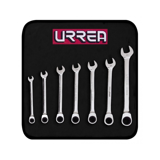 [HC13305] URREA JGO 7PZ 1200MCM  LLAVECOMB MM MATRACA