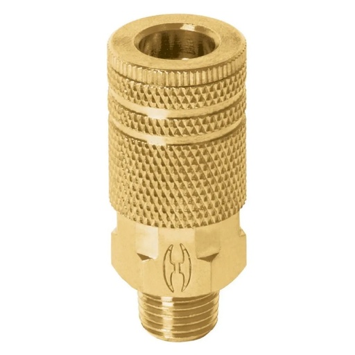 [HC16878] TRUPER COPLE RAPIDO MACHO     1/4NPT LATON