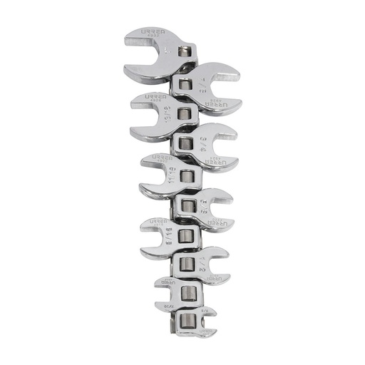 [HC13065] URREA JGO LLAVES PATA CUERVO  10PZ 3/8" STD