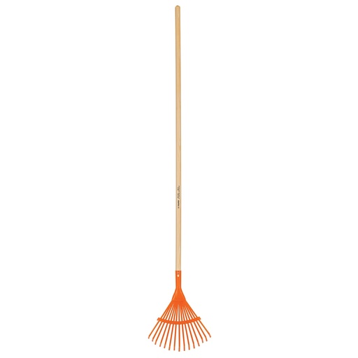 [HC16881] TRUPER ESCOBA METALICA EM-15 10" CURVA P/JARDIN 15 DIENTES