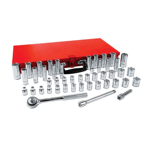 [HC13239] URREA DADOS JG/48PZ 3/8 5200B CJ METALICA