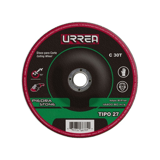 [HC54298] URREA DISCO ABRAS CTE PIEDRA 7 PLANO