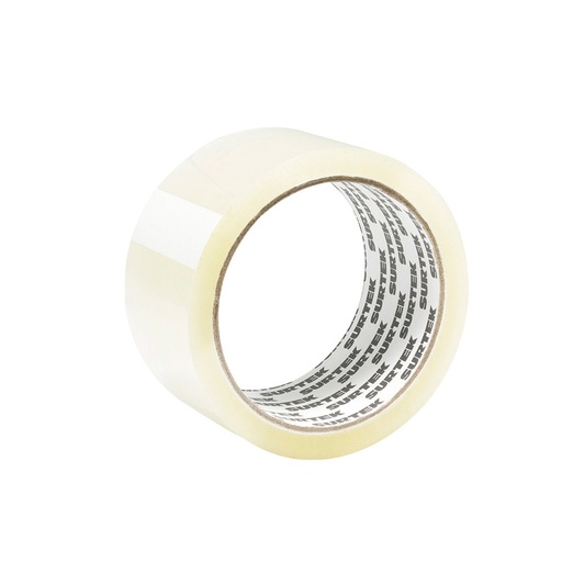 [HC54648] SURTEK CINTA DE EMPAQUE 2X40MT 138020  TRANSPARENTE