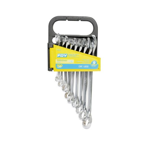 [HC54496] FOY JGO 9 LLAVES COMB MM PUL ESP