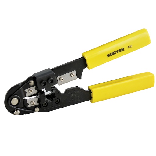 [HC54590] SURTEK PINZA PONCHADORA       P/RJ45 DE RED