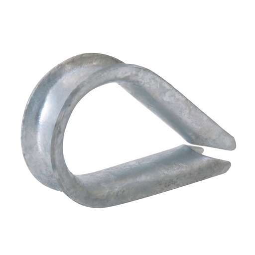 [HC55428] GUARDACABO P/CABLE ACERO      5/8" GALVANIZADO