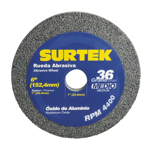 [HC55306] SURTEK RUEDA ABRAS ALUM 6X1" GRANO36