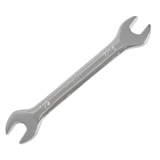 [HC55490] FOY LLAVE ESPANOLA 7/16X1/2 ES1416 PULIDA