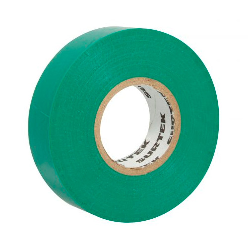[HC55552] SURTEK CINTA AISLANTE VERDE   3/4"X18M