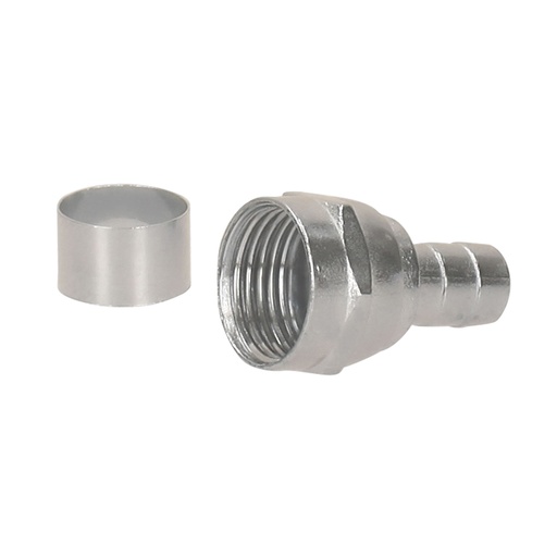 [HC56156] VOLTECH CONECTOR CAMPANA COCO-59C VOLTECH P/CABLE RG 59 4PZA