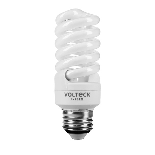 [HC56271] VOLTECH LAMPARA F-15EM 15W VOLTECH ESPIRAL MINI B/E26/27 LUZ