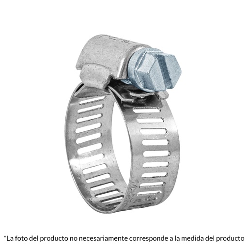 [HC56669] FIERO ABRAZADERA AB-8 5/8"X7/8" 16-23 MM REFORZADA INOX