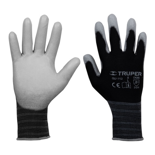[HC56309] TRUPER GUANTE NYLON GUX-MEC-L G  RECUBIERTO DE POLIURETANO