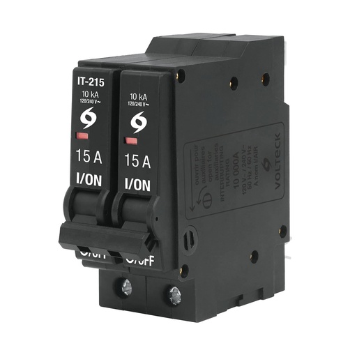 [HC56680] VOLTECH INTERRUPTOR IT-215 15A VOLTECH TERMOMAGNETICO 2 POLO