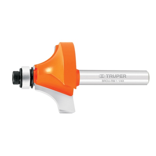 [HC42971] TRUPER BROCA BROU-RM1-1/4X 1 1/4"X16.5MM ROUTER REDONDEADORA