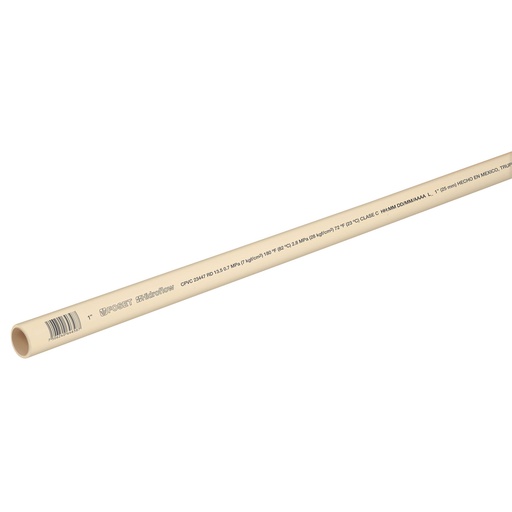 [HC43293] TUBO CPVC 1" RD13.5 TR/3.05