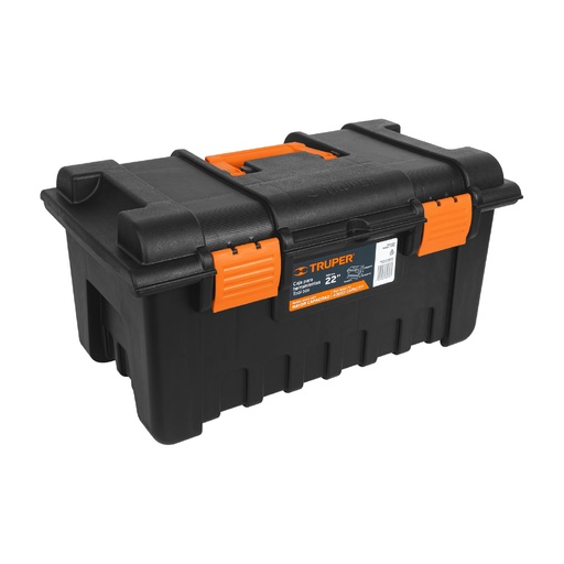 [HC44213] TRUPER CAJA CHA-22N 22X12 1/2X11" P/HTA AMPLIA NARANJA