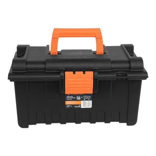 [HC44215] TRUPER CAJA P/HERRAMIENTA 16" NARANJA S/COMPARTIMENTOS
