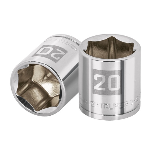 [HC46749] TRUPER DADO D-5220-HM 20MM CUADRO 3/8" 6 PUNTAS MM
